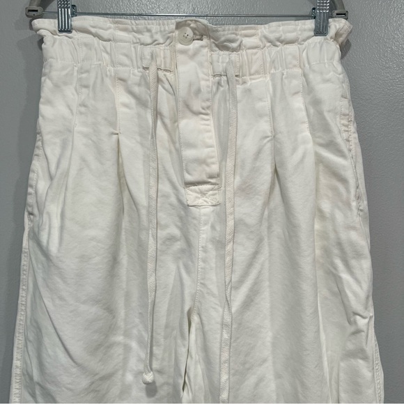 Free people Margate paper bag white pants M - Picture 6 of 12